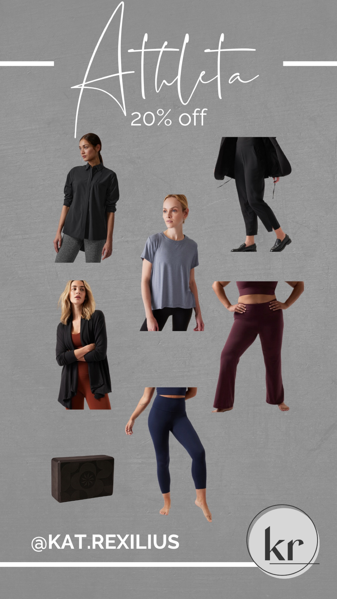 Athleta is 20% off today!
I wear my true sz medium/8 in everything 

Leggings 
Flare leggings 
Yoga block


#LTKsalealert #LTKunder100 #LTKfit