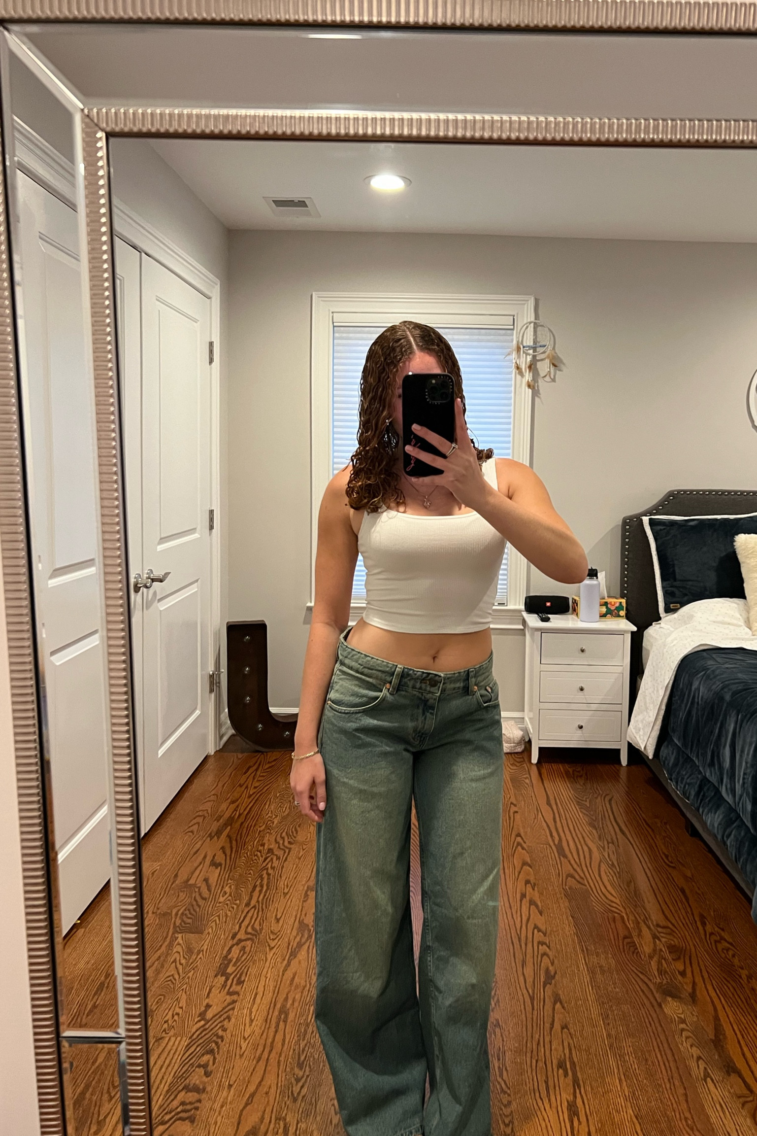 staple pieces 🤍 (jeans in photo are Motel Rocks but similar Abercrombie ones are linked!) 

#LTKSeasonal #LTKFindsUnder100 #LTKBeauty