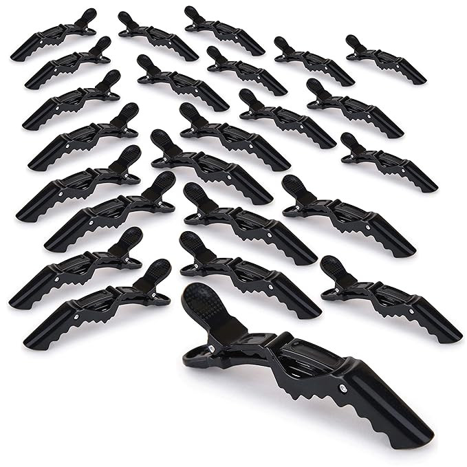 Deke Home Women Styling Hairclip - 24 pcs Plastic Alligator Hair Sectioning Clips - Durable allig... | Amazon (US)