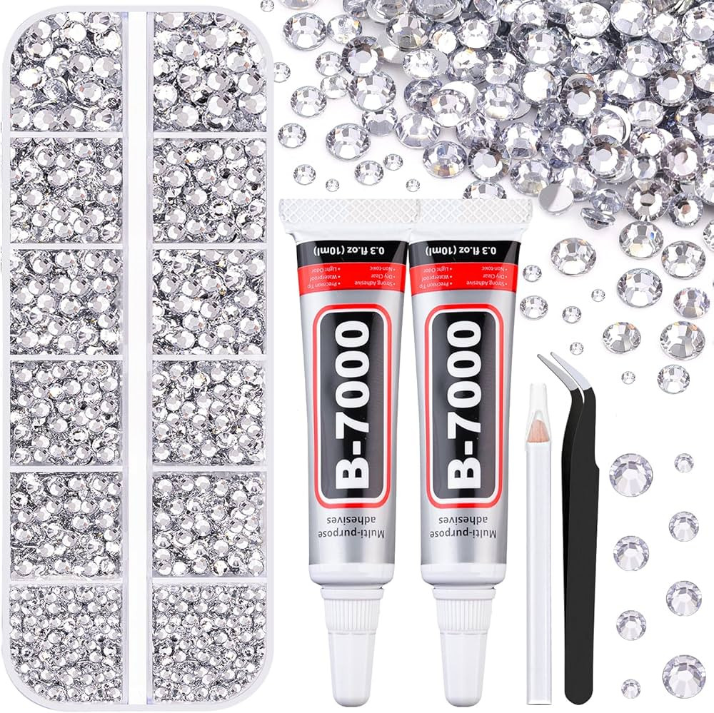 💎CHARMING GEMS FOR CRAFT -- These high-quality flatback bling diomands are made of choice resi... | Amazon (US)