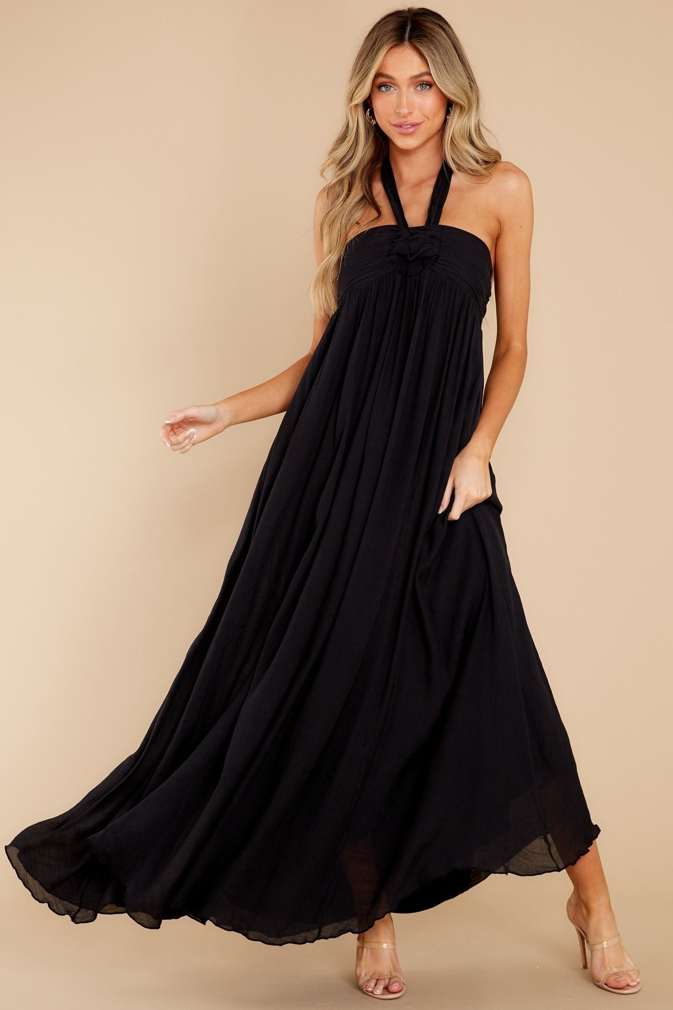 Dream Of You Black Maxi Dress - Summer Vacation Dress | Red Dress 