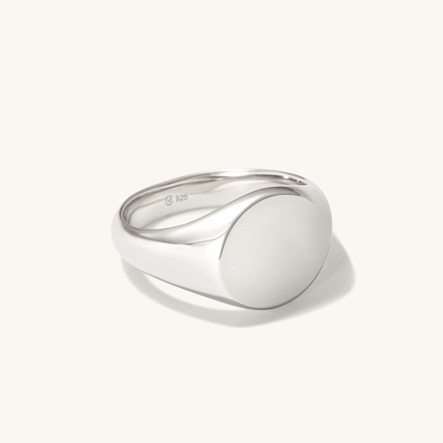 Bold Round Signet Ring | Mejuri (Global)