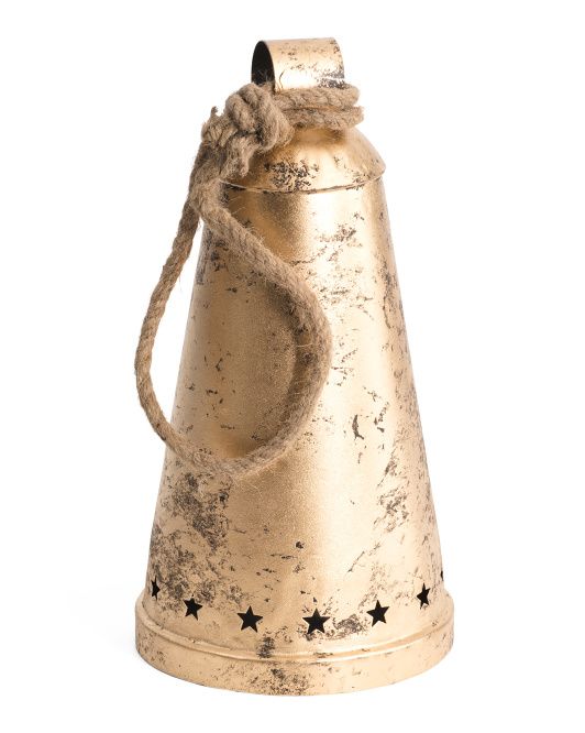 14in Gold Iron Bell | Global Home | Marshalls | Marshalls