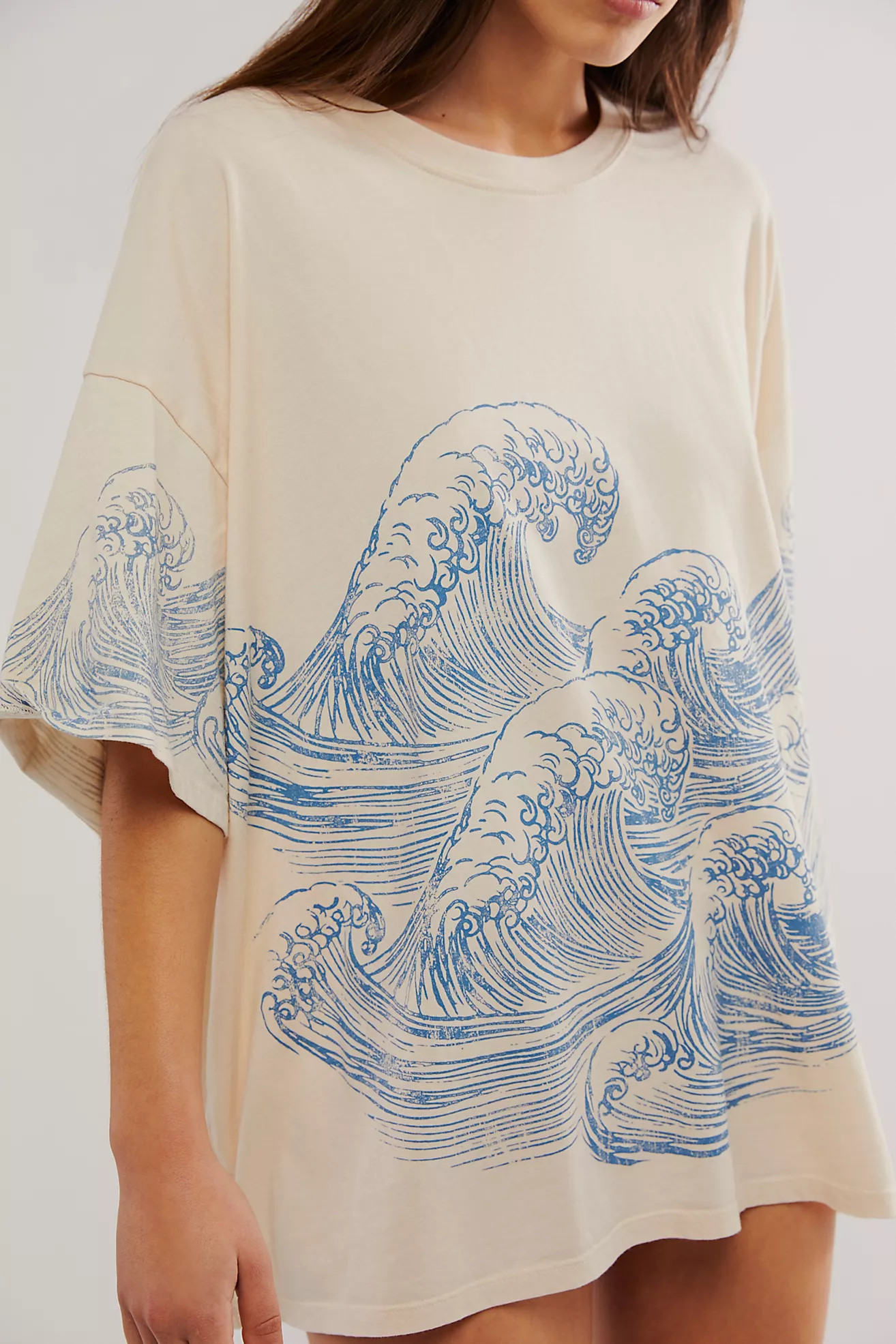 Exploded Waves One-Size Tee | Free People (Global - UK&FR Excluded)
