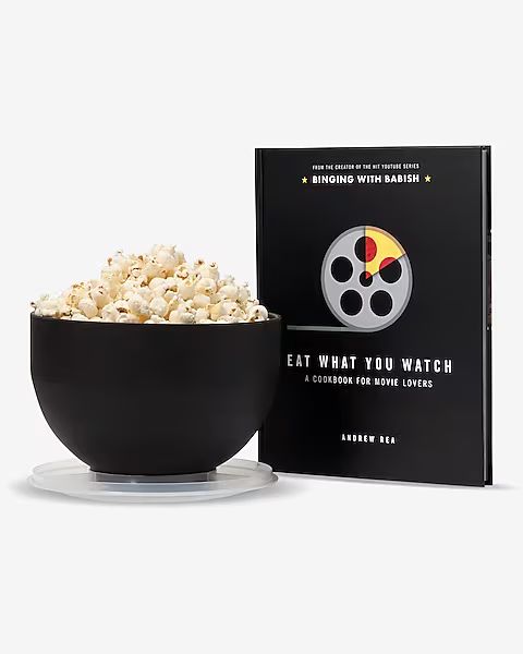 W&P Eat What You Watch Book + Popcorn Popper | Express