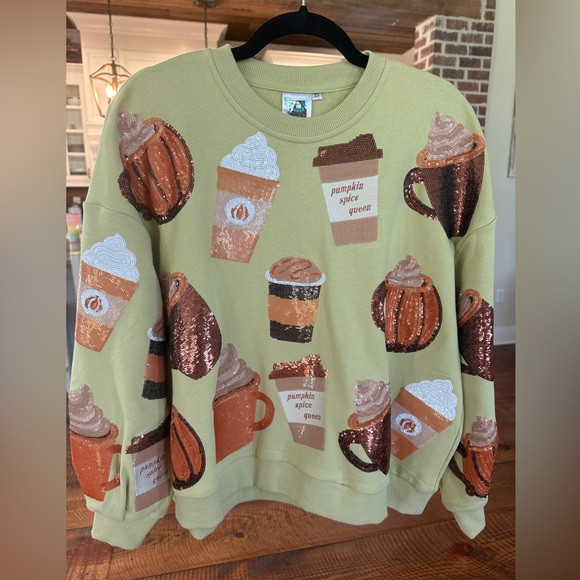 NWT Queen of Sparkles Pumpkin Spice Latte Size XS | Poshmark