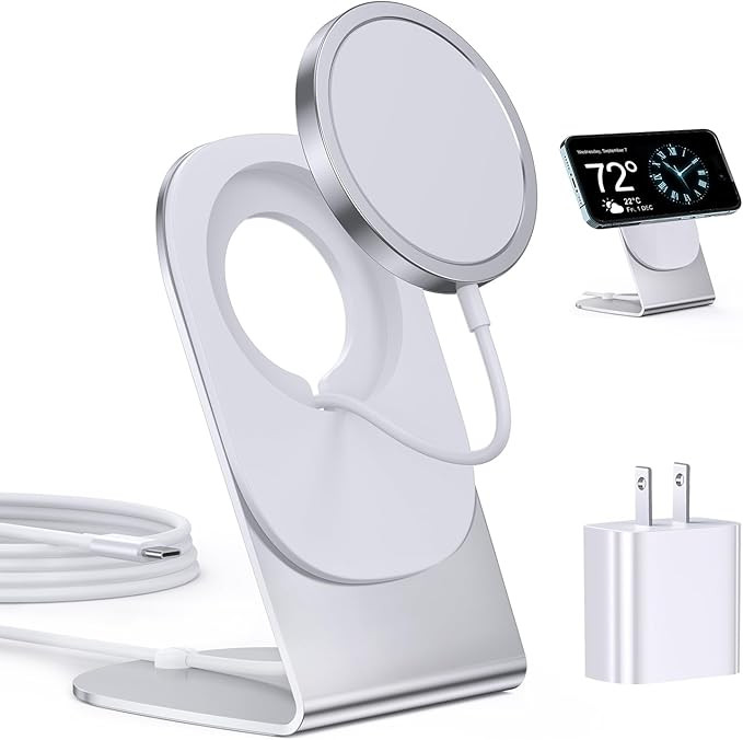 Magnetic Wireless Charger Mag-Safe Charger for iPhone 16/15/14/13/12 Series Convertible Magnet Wi... | Amazon (US)