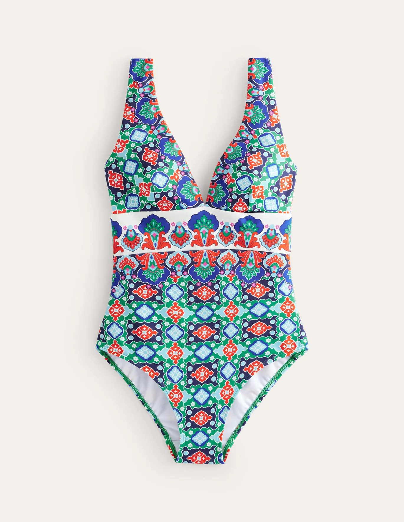 Porto V-neck Swimsuit | Boden (US)