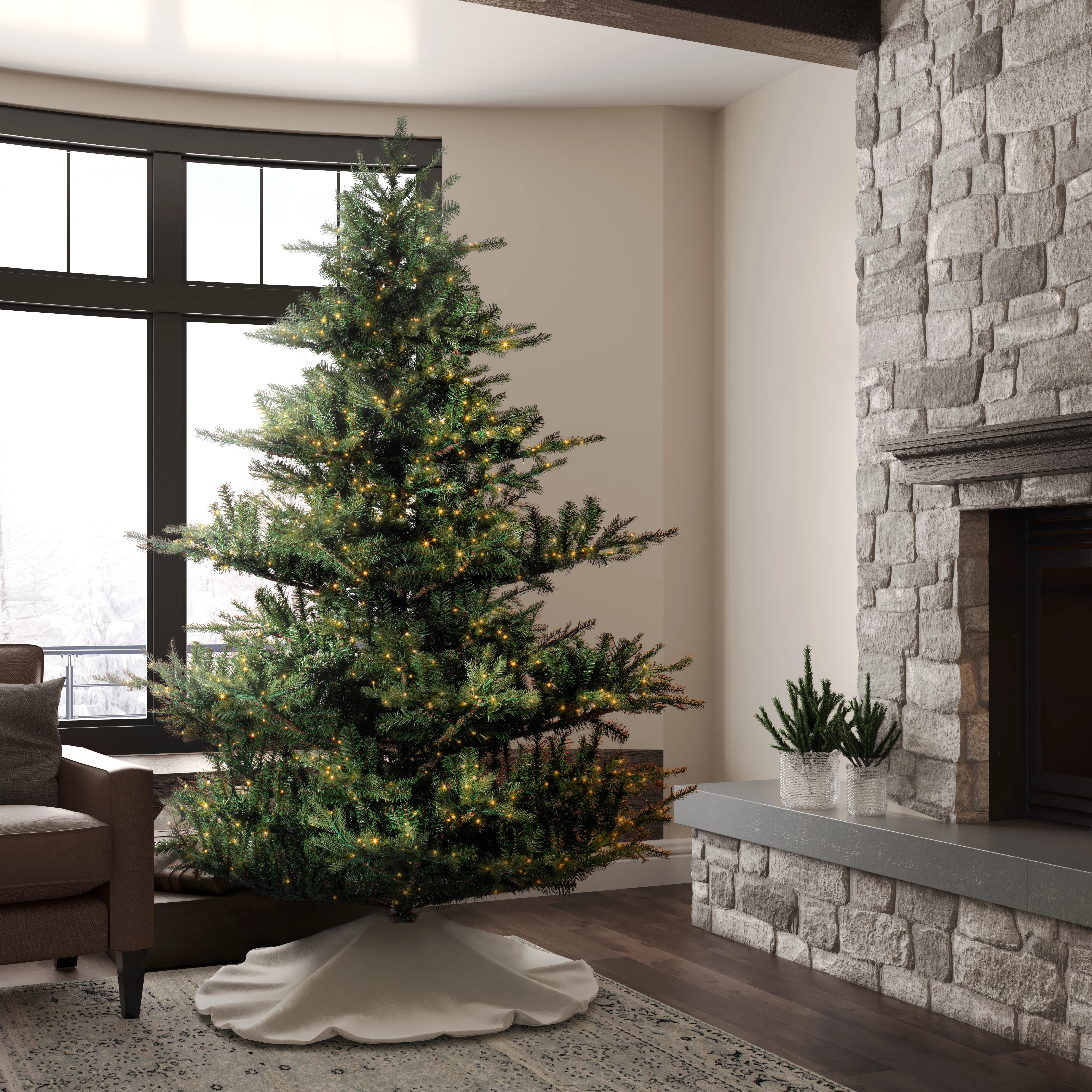 Vickerman Sherman Fir Artificial Christmas Tree | Wayfair North America