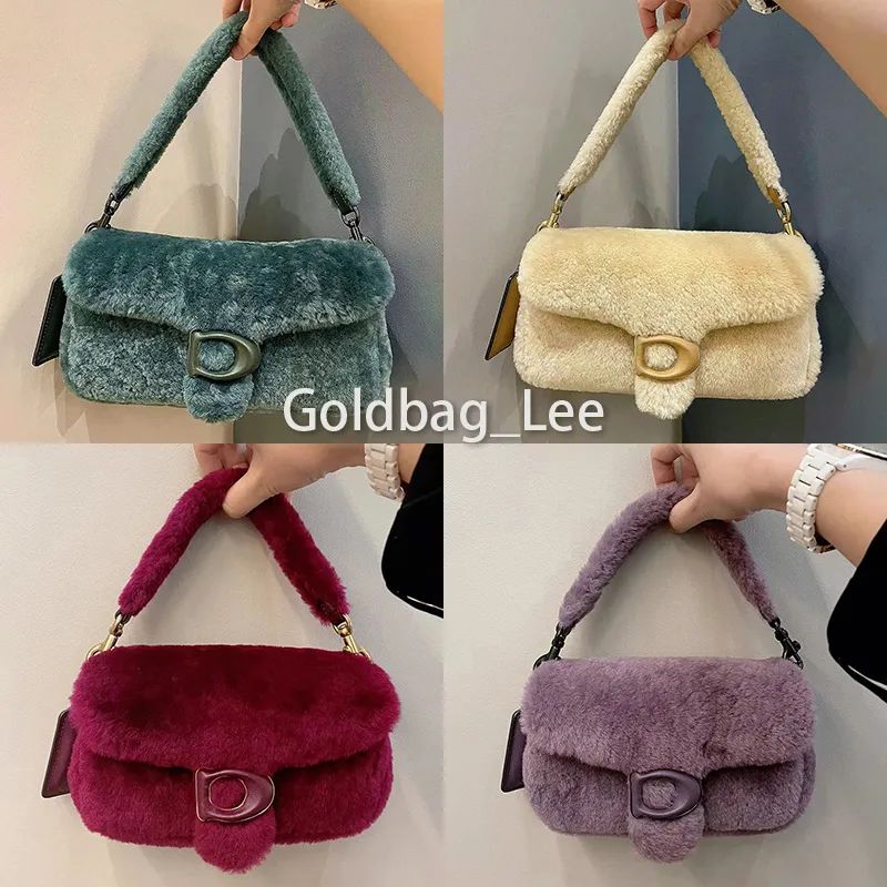 tote bags handbag crossbody shoulder women wallets Wool skin sherpa Fluffy wool Corduroy Purple c... | DHGate