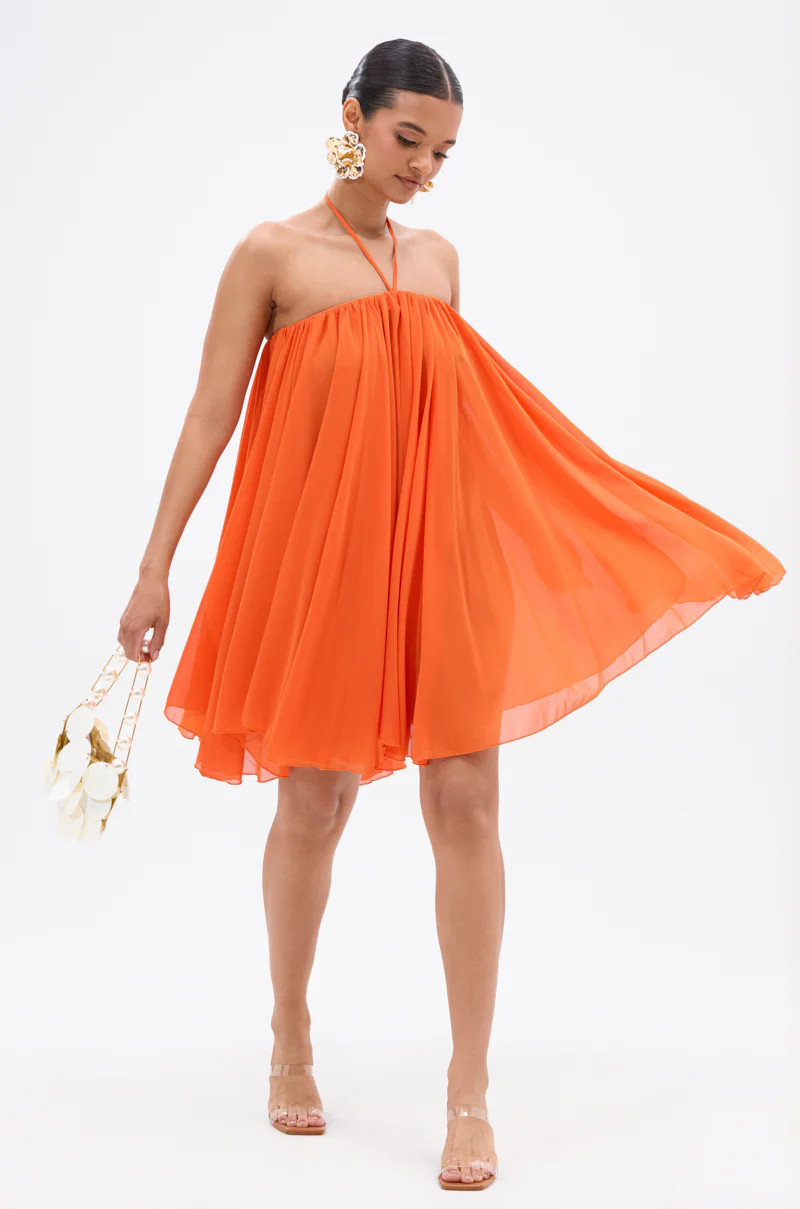 ARIANA CHIFFON SHIFT MINI DRESS | AKIRA