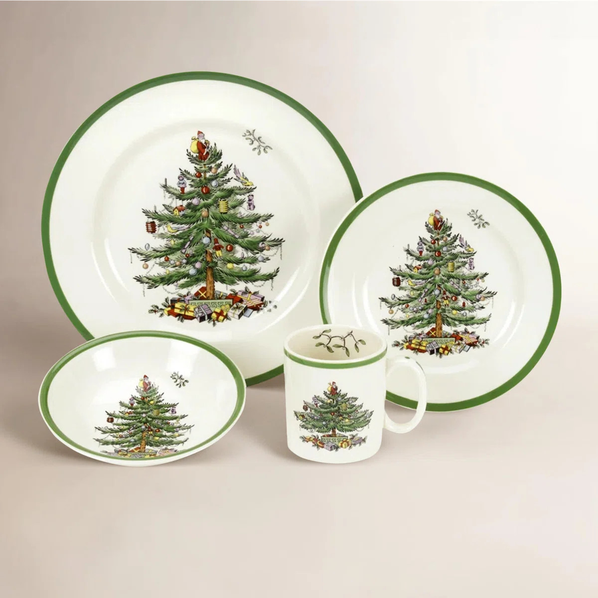 Spode Christmas Tree 4-Pc P/S | Wayfair North America