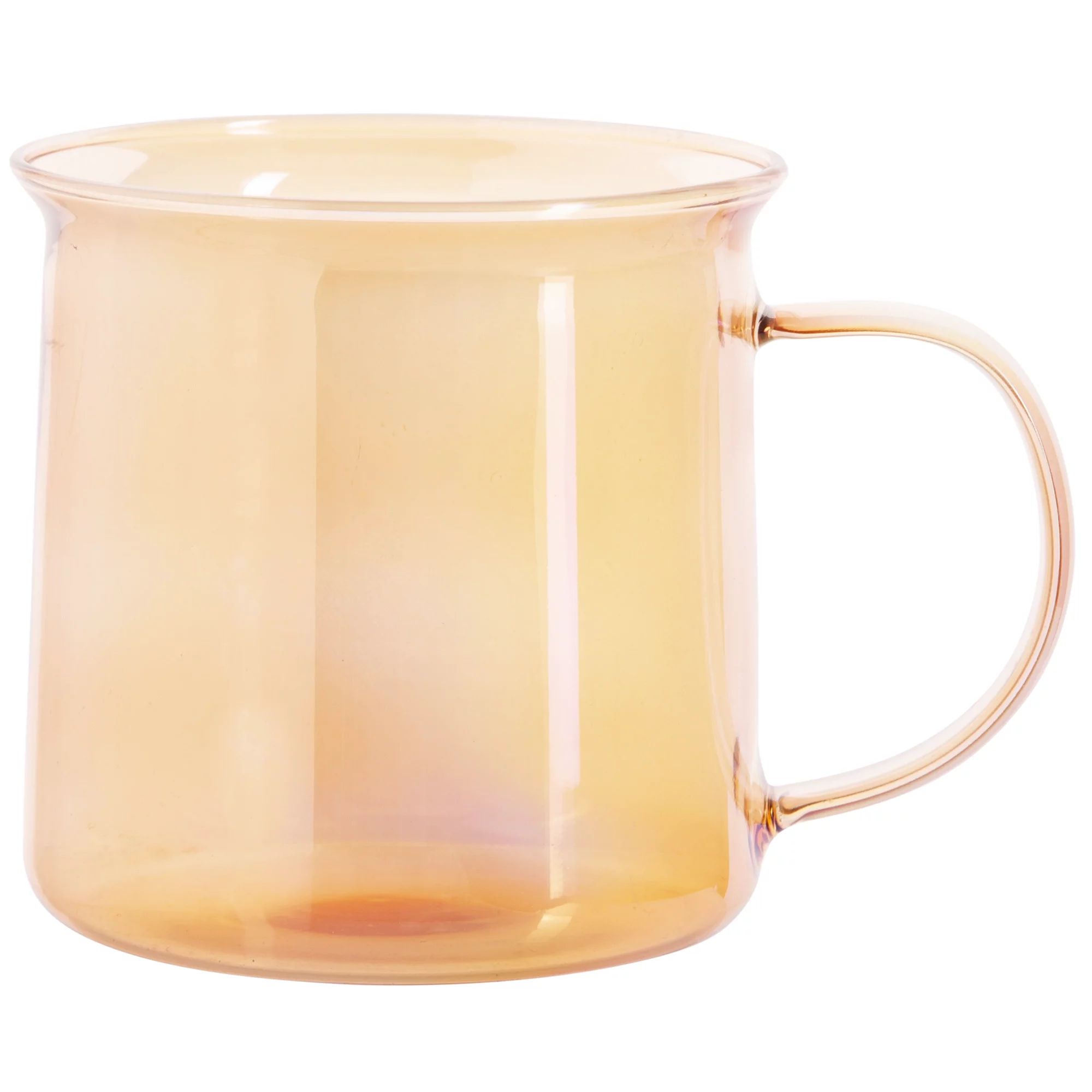 Mainstays Amber Camp Glass Mug, 18 oz , Heat-Resistant Borosilicate Glass | Walmart (US)