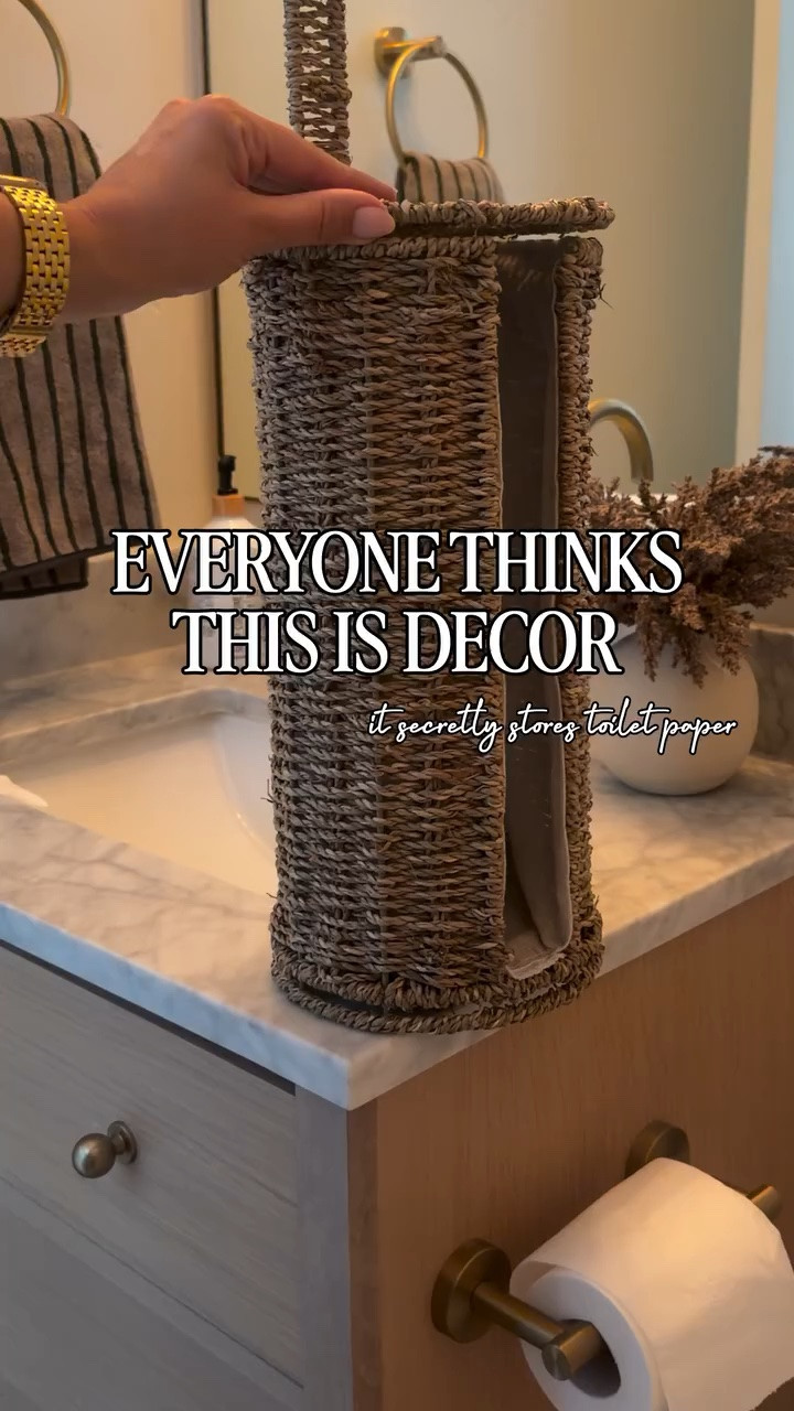 Comment STORAGE and I’ll send the links, or shop everything through the link in my bio 🤍

This is one of those finds that looks like decor but secretly solves a problem. I love keeping extra toilet paper close by without making the bathroom feel cluttered.

#BathroomStorage #BathroomOrganization #AmazonHomeFinds #StorageIdeas #HomeOrganization BathroomDecor AmazonFinds DesignerTasteSmarterSpend