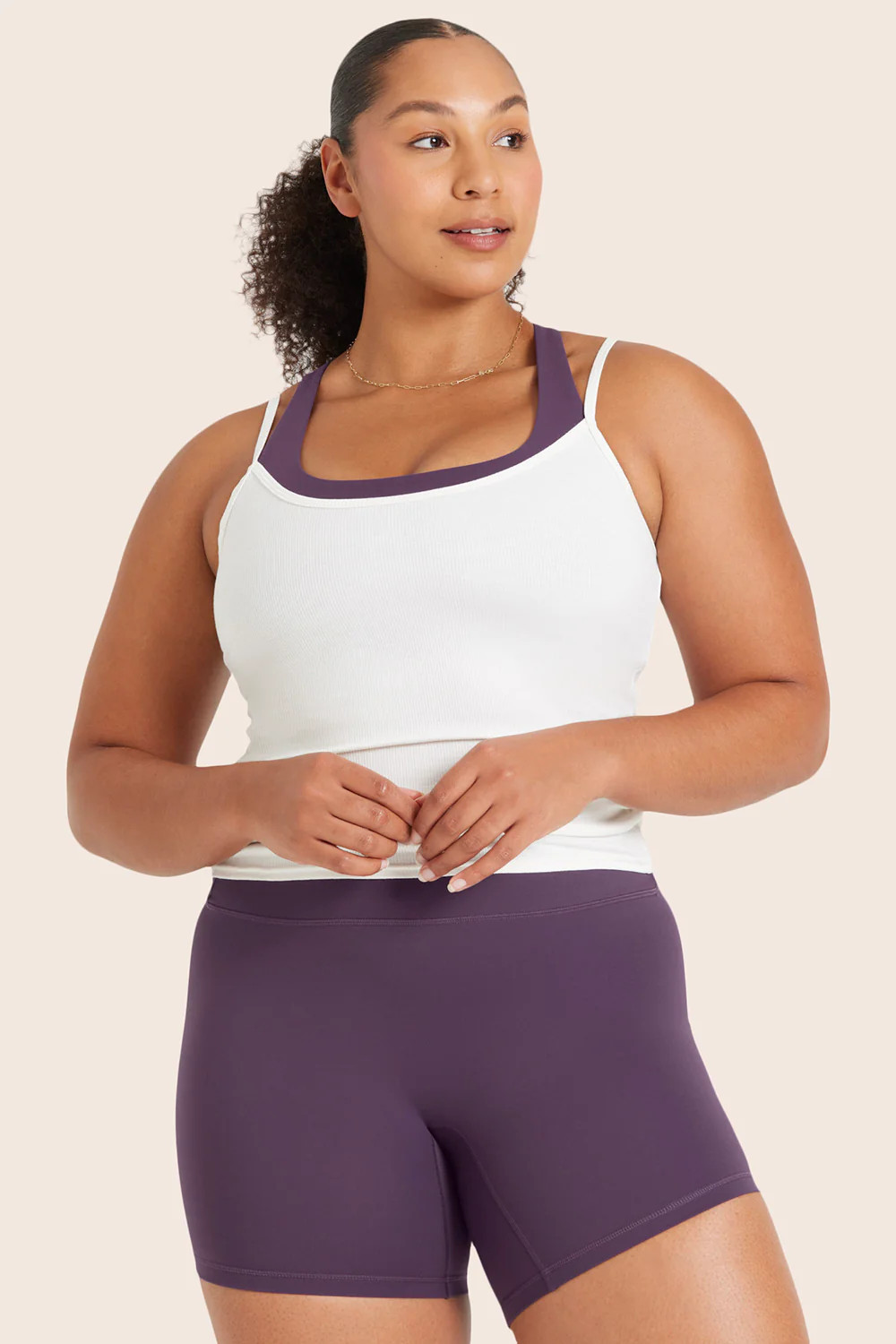 SPORTBODY® LAYERED CAMI BRA - SPARKLE | SET Active