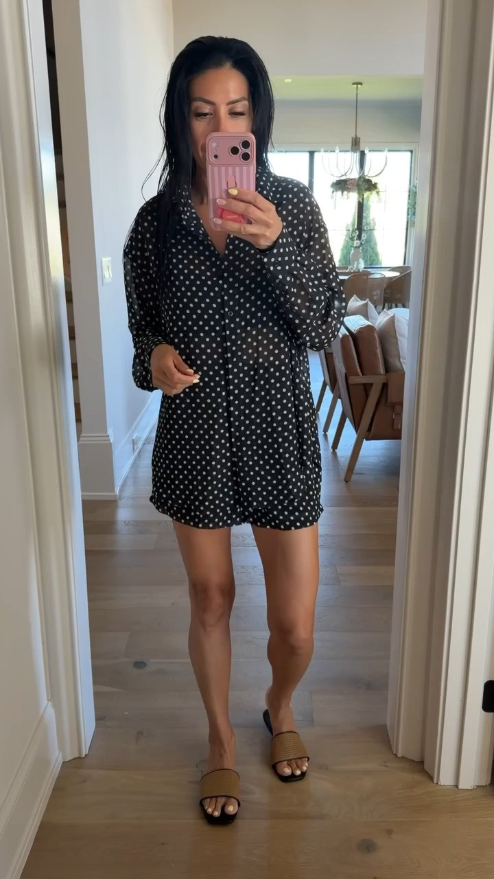 This Amazon set is under $50 & so versatile!!

I am obsessed with polka dots lately🥰



spring outfits 2026, matching set, amazon fashion, button up, coverup, summer, chic, carla.bushey 

 #LTKootd #LTKSeasonal