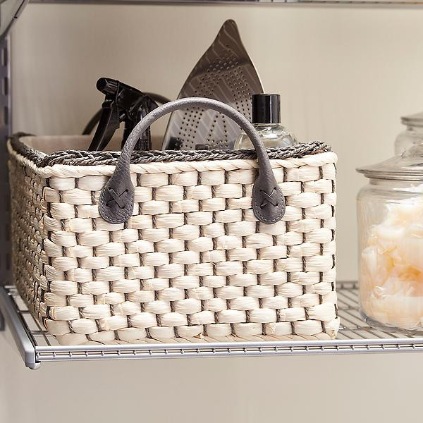 Woven Maize Loft Storage Bins with Handles | The Container Store