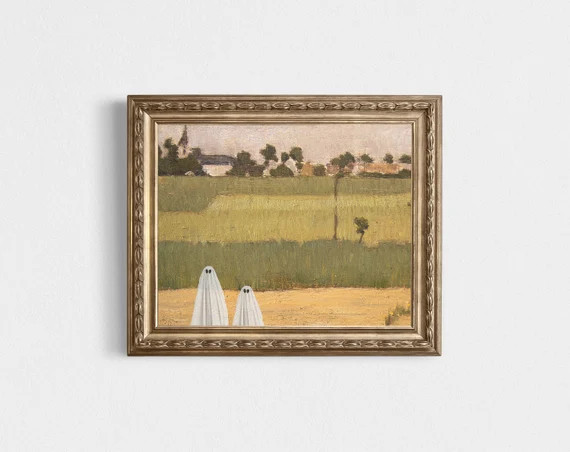 Ghost Art Ghost Print Halloween Art Print Halloween Art | Etsy | Etsy (US)
