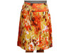 Click for more info about Jones New York - 23 Allover Floral Knife Pleat Skirt (Nectarine Multi) - Apparel