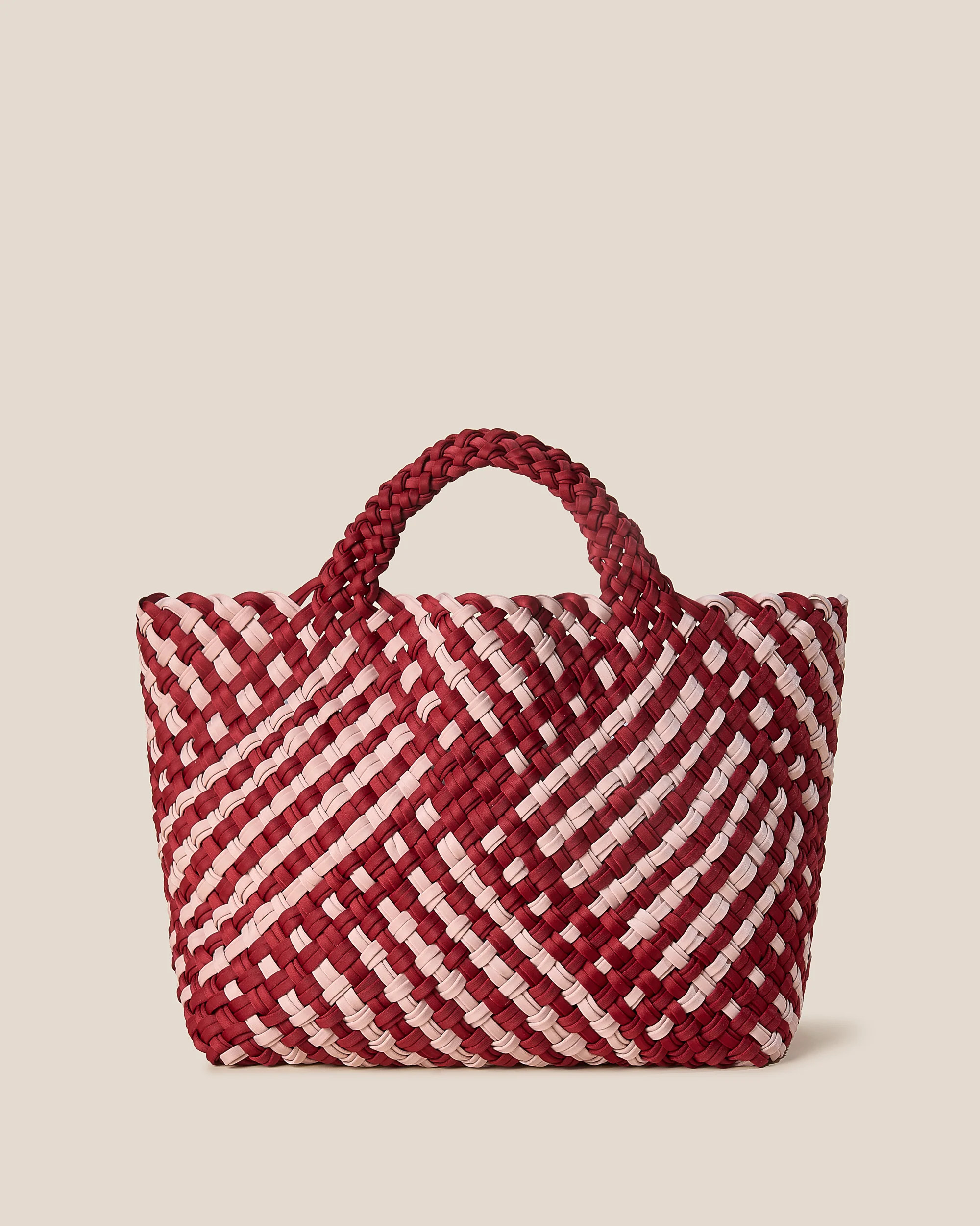St. Barths Medium Tote Double Weave | Lychee | Naghedi