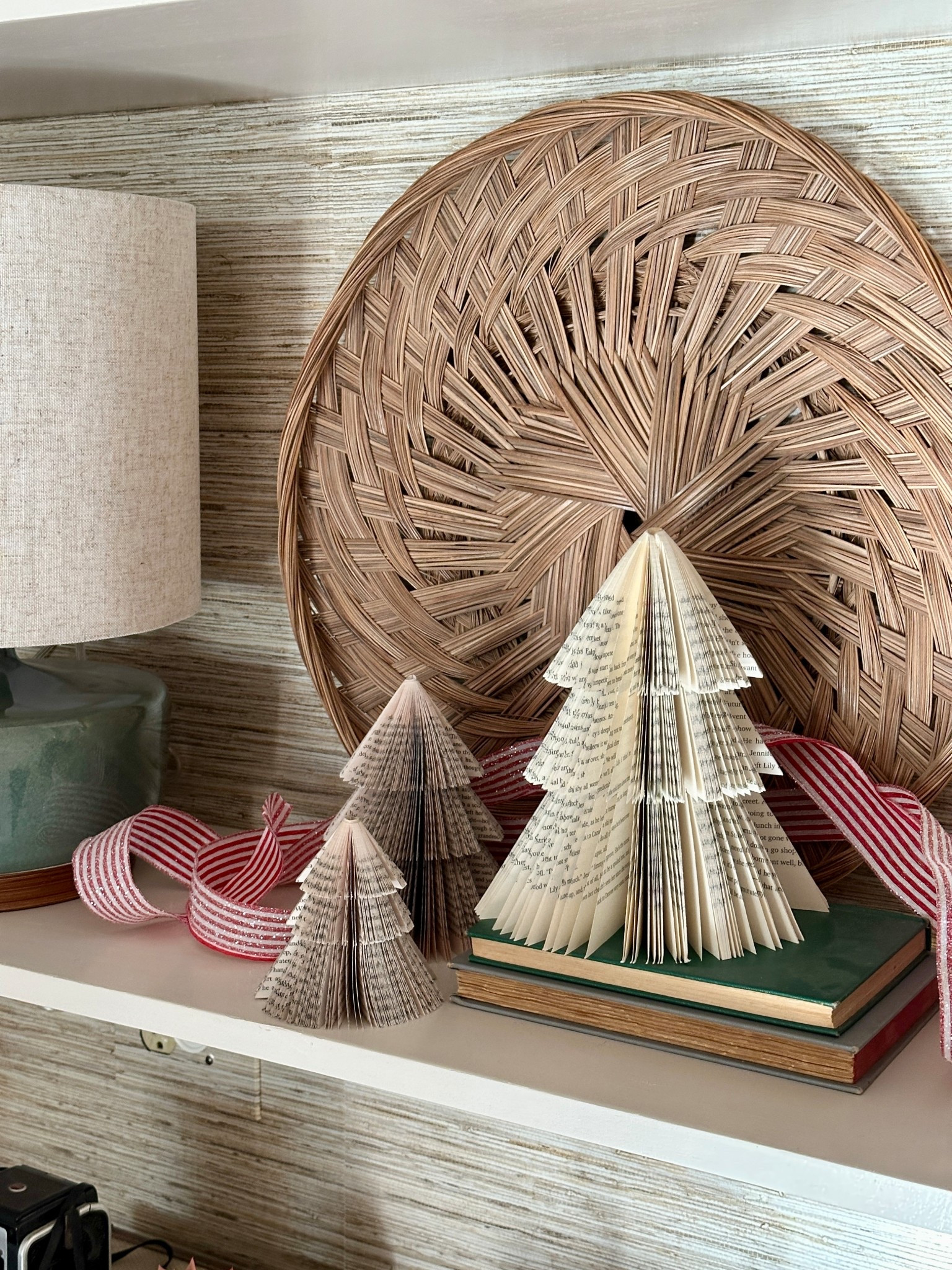 Neutral Christmas decor that’s handmade! Book page Christmas trees come in a set of 3 and are so unique. I’m going to display them with my Christmas books when it gets closer to the holidays. 

Cute gift idea for book lovers and bookworms!

Christmas decor | Christmas decorations | small business | shop small | handcrafted | handmade | paper | paper trees | literary | bookish | gift idea | selfie | bookshelf 

#LTKFindsUnder50 #LTKSeasonal #LTKHome