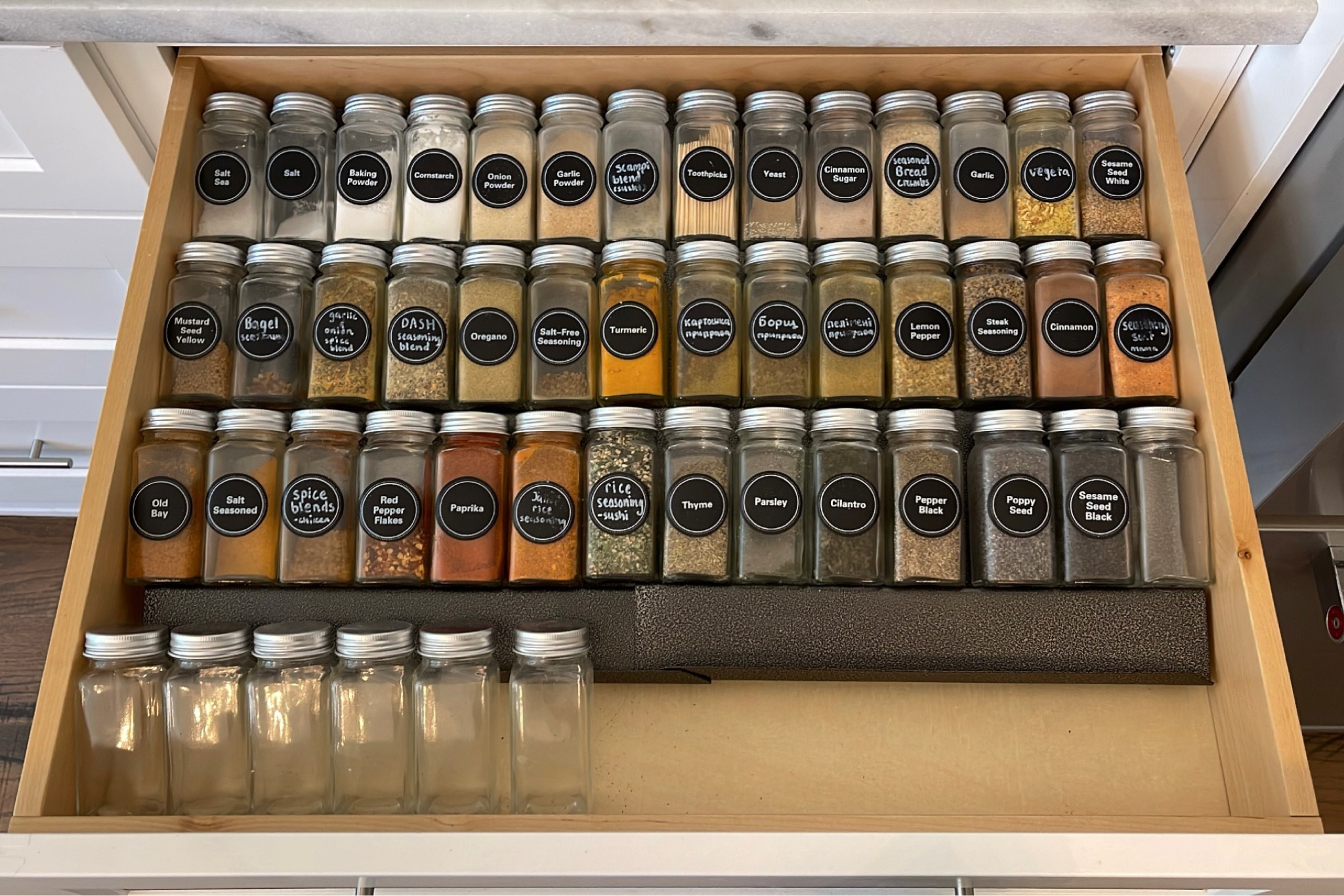 Satisfying and organized way to store your spices just like in my kitchen 💓

#LTKU #LTKunder50 #LTKhome