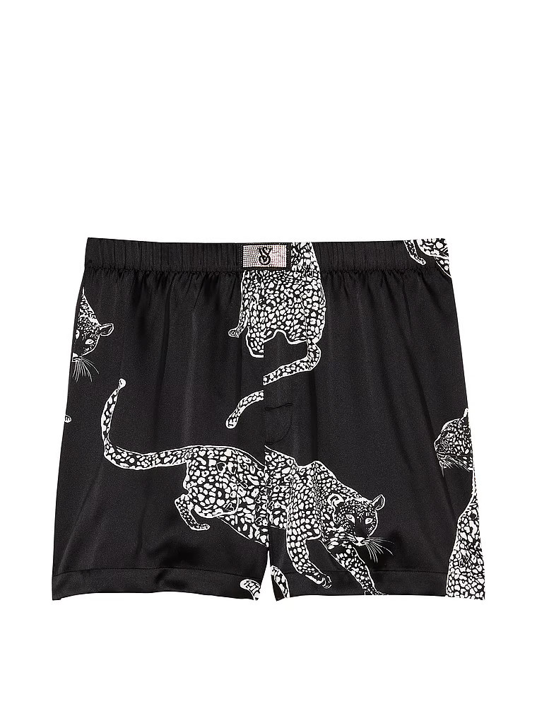 Satin Shine Patch Boxer Shorts | Victoria's Secret (US / CA )