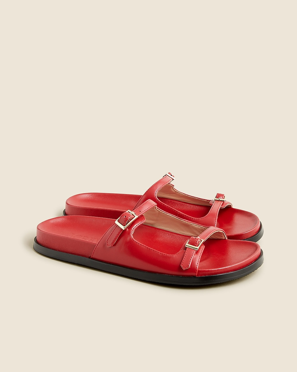 Colbie buckle sandals in leather | J. Crew US