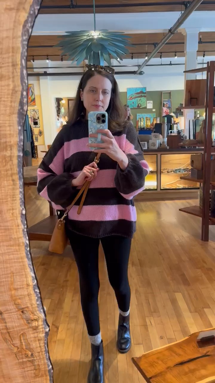 Stripe sweater I wore on a day date. This sweater is lightweight and could be worn with shorts on cool nights 

#LTKdayinmylife #LTKSeasonal #LTKootd