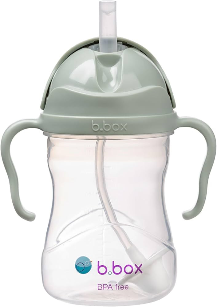 b.box Sippy Cup with Weighted Straw, Leak & Spill Proof, Easy Grip, BPA Free, Dishwasher Safe, Si... | Amazon (US)
