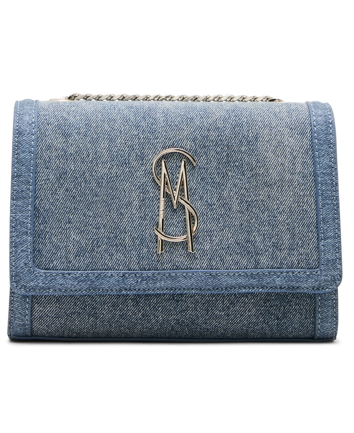 Steve Madden Larisad Denim Mini Crossbody Handbag - Denim | Macy's