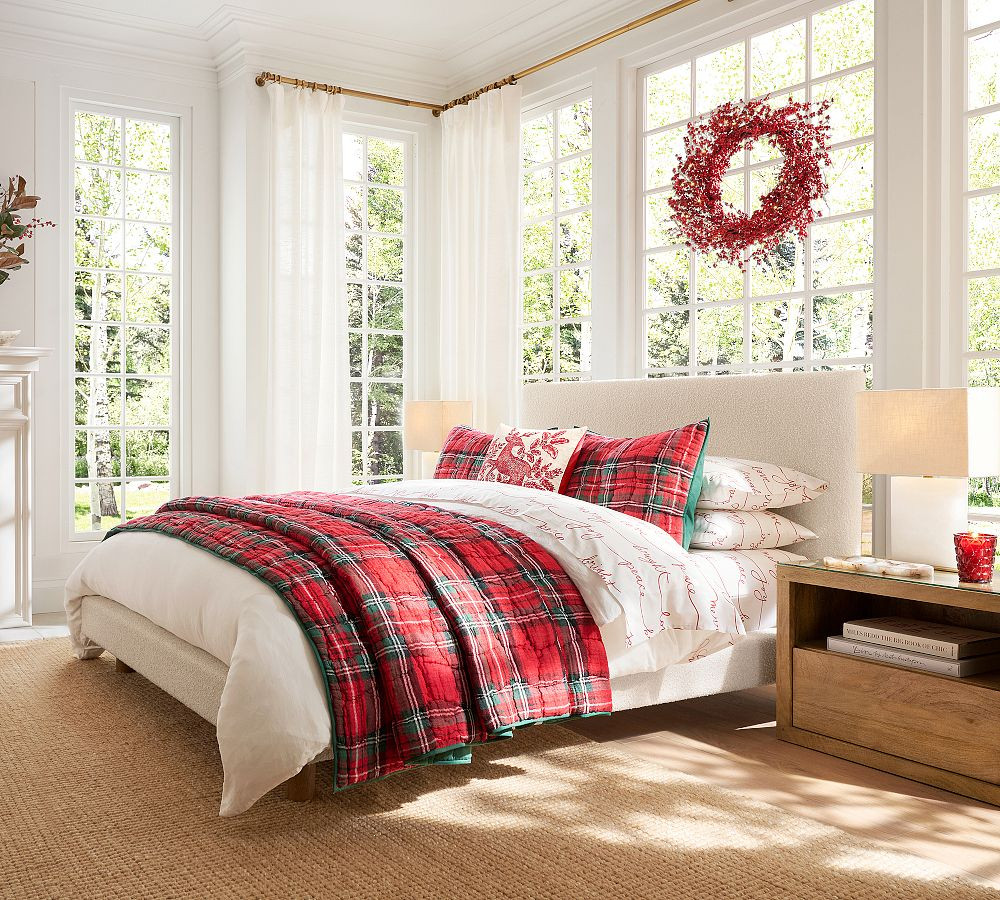 Stewart Plaid Cloud Quilt | Pottery Barn (US)