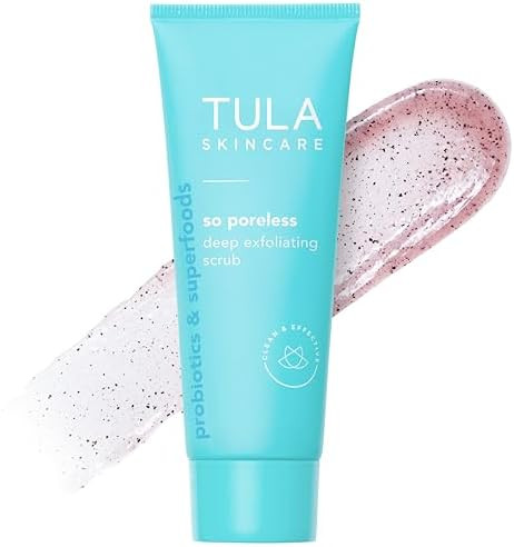 TULA Skin Care So Poreless Exfoliating Blackhead Scrub - Powerful and Gentle Exfoliation, Refresh... | Amazon (US)