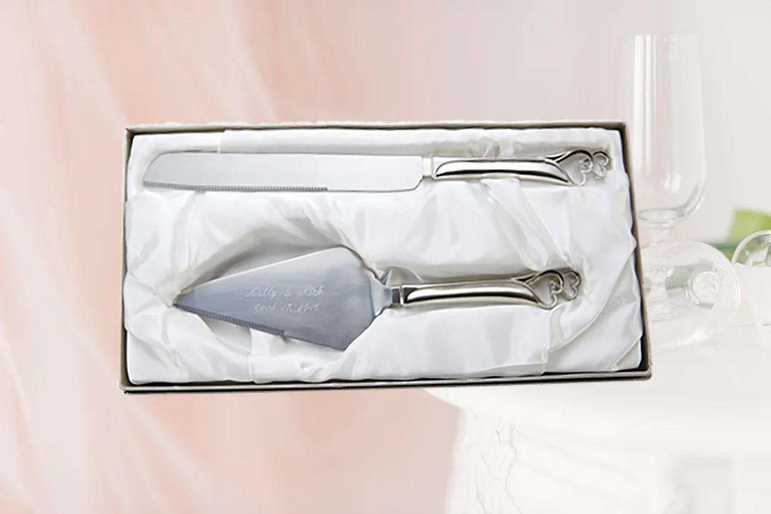 Personalized Birthday Heart Themed Cake Server Knife Set, Girl, Wedding Cake Knife, Engraved 1st ... | Etsy (US)