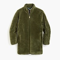 Zip-up teddy coat | J. Crew US