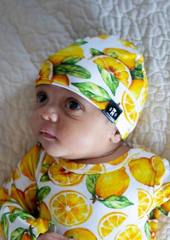 Beanie in OG Lemons of Tuscany | Ready Set Romper ®