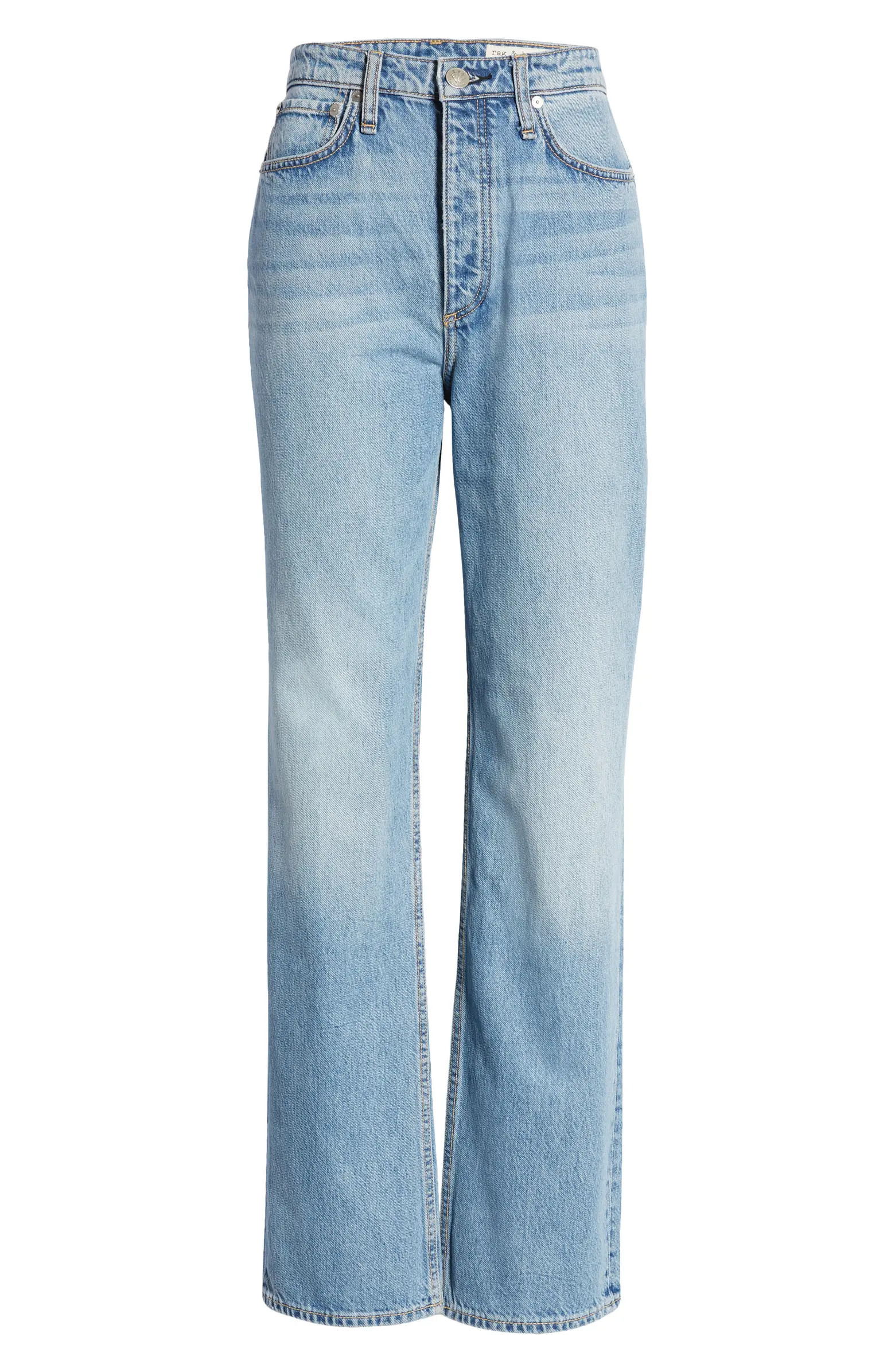 Alex Nonstretch High Waist Straight Leg Jeans | Nordstrom