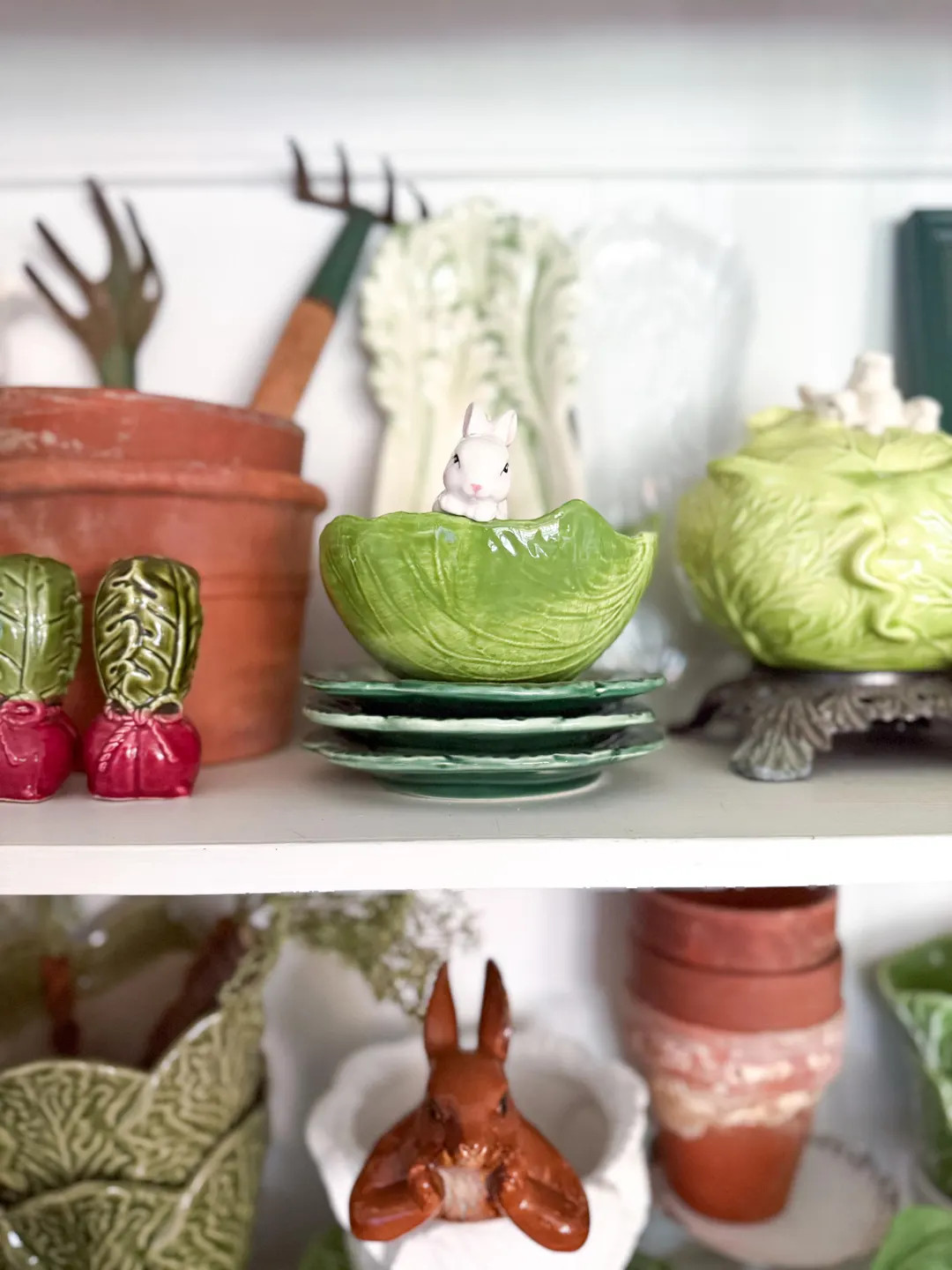 Cabbage Bunny Dish – Spring Cottage Decor | Easter Table Accent | Farmhouse Bunny Decor - Etsy | Etsy (DACH)