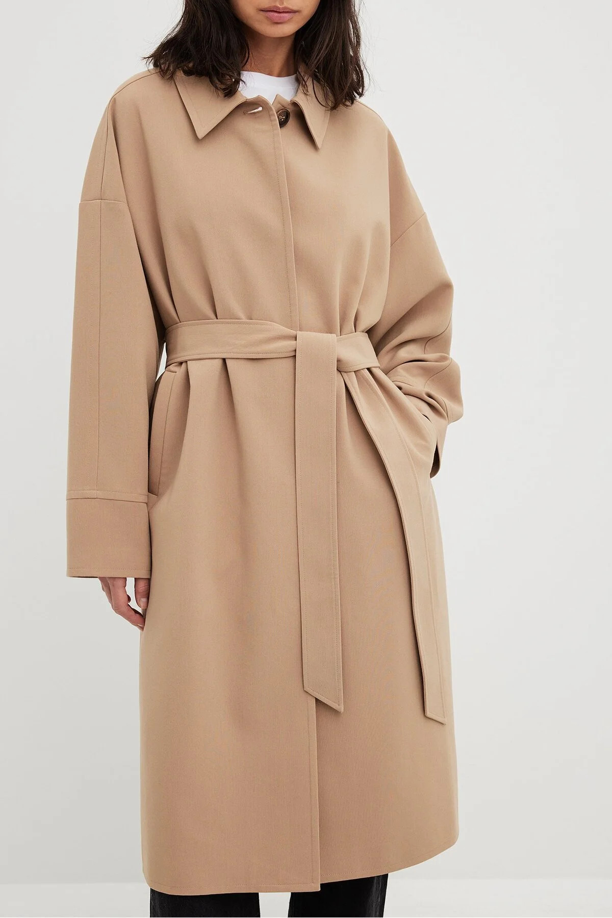 Mantel - Beige - Parka | Trendyol DE
