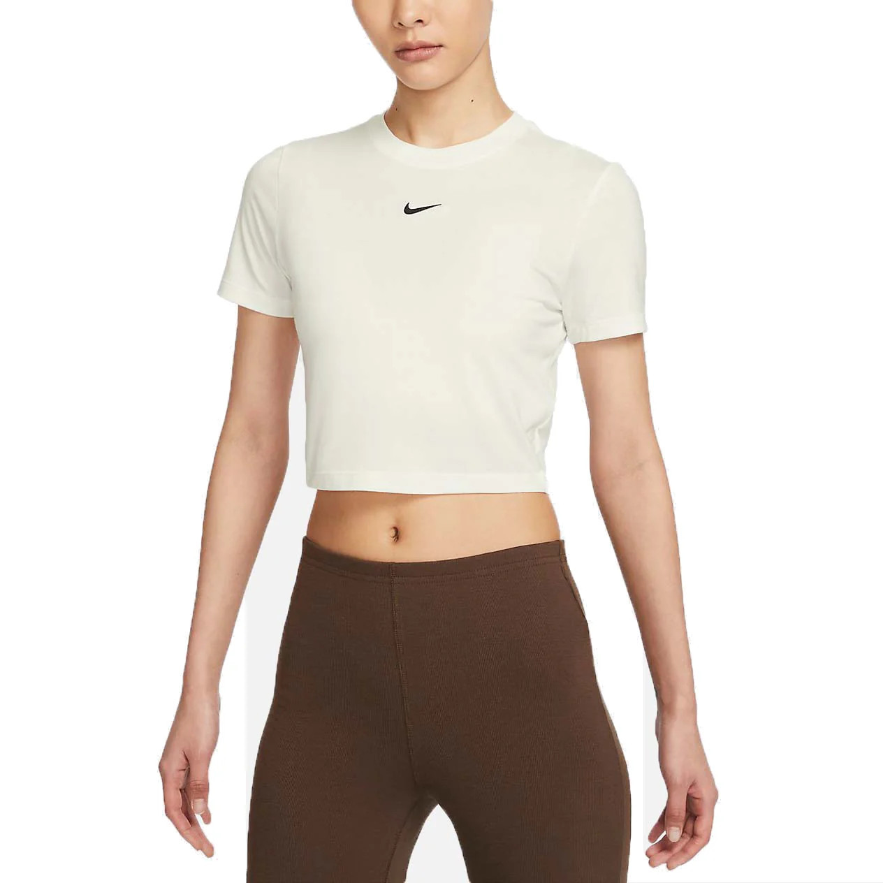 (WMNS) Nike Sportswear Essential Crop Top (Asia Sizing) 'White' | KICKS CREW