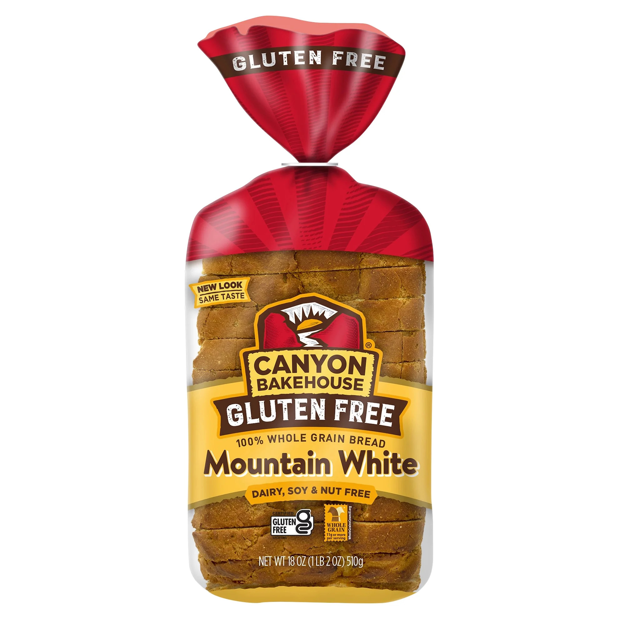 Canyon Bakehouse Mountain White Gluten Free White Bread Loaf, 18 oz., Frozen - Walmart.com | Walmart (US)