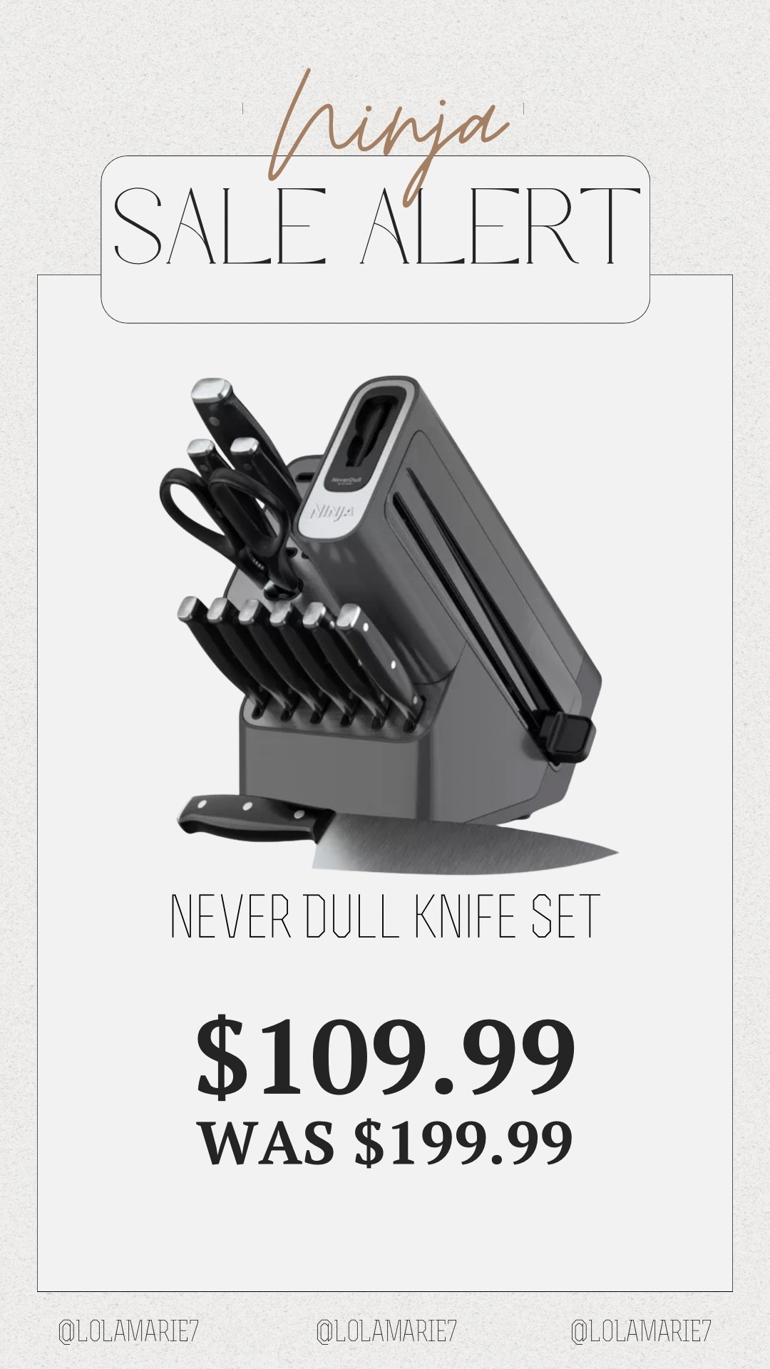 Save $90 on the viral Ninja Never Dull knife set 🔪 

#christmasgift #ninja #targetdeals

#LTKGiftGuide #LTKHome #LTKCyberWeek