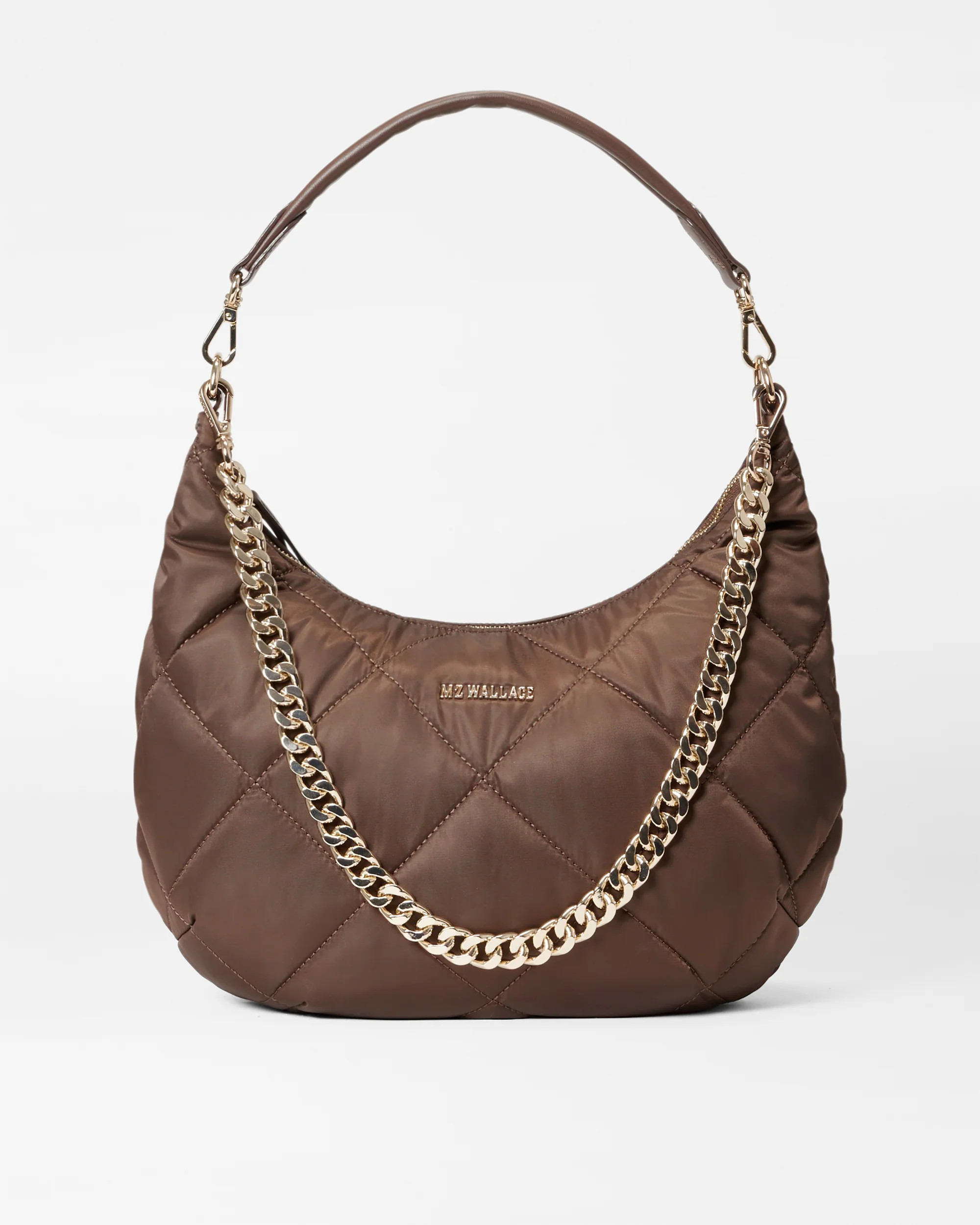Walnut Madison Shoulder Bag II | MZ Wallace