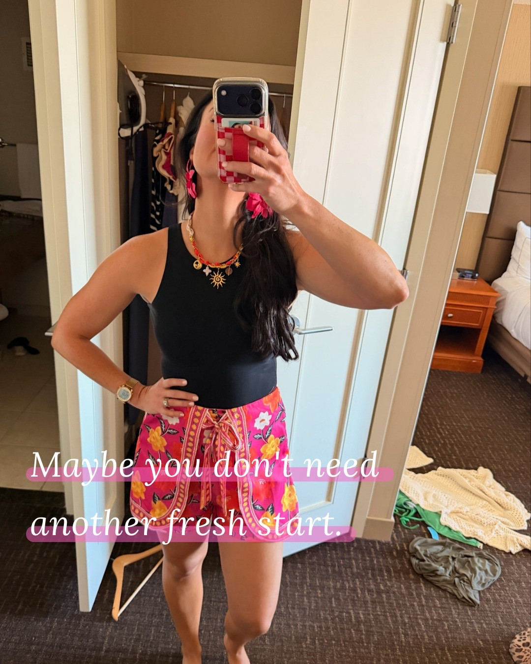 Maybe the problem isn't that you haven't found the right “reset.”

Maybe you're just tired of starting over.

I've done the Monday thing. The new month thing. The okay THIS time I'm really doing it thing. 😂

But the things changing me most right now aren't dramatic.

They're the things I've decided to keep showing up for.

Time with God.
Moving my body.
Taking care of myself before I'm completely depleted.
Supporting my body in ways I can actually maintain.
Choosing consistency when the excitement wears off.

And somewhere along the way, those little choices started adding up.

That's part of why I've stayed so consistent with MAKE. It fits into the life I'm already trying to build instead of asking me to overhaul it.

Maybe breakthrough isn't always the big moment.

Sometimes it's realizing you haven't started over in a while. 🤍

If you've been watching my routine and wondering what I've been doing differently, comment ROUTINE and I'll send it to you.