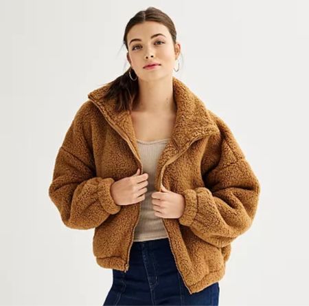 Super affordable jacket! It is juniors but it is oversized so will fit! 

#oversizedjacket
#jacket
#coat
#teddycoat
#winter
#holidayoutfit
#christmas

#LTKGiftGuide #LTKsalealert #LTKHoliday