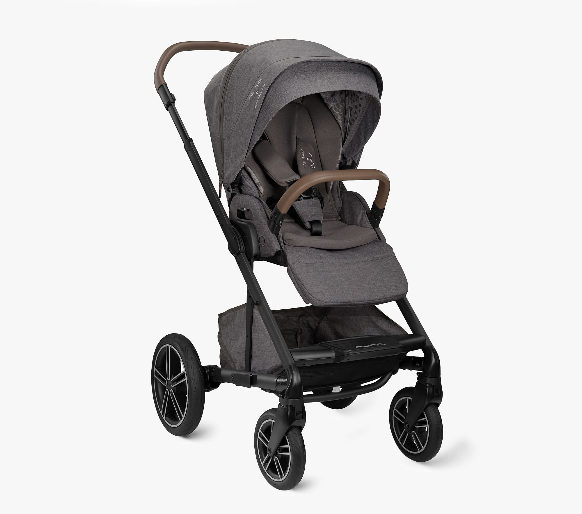 pbk x Nuna Exclusive MIXX™ Next Stroller, Brushstroke Dot Granite | Pottery Barn Kids