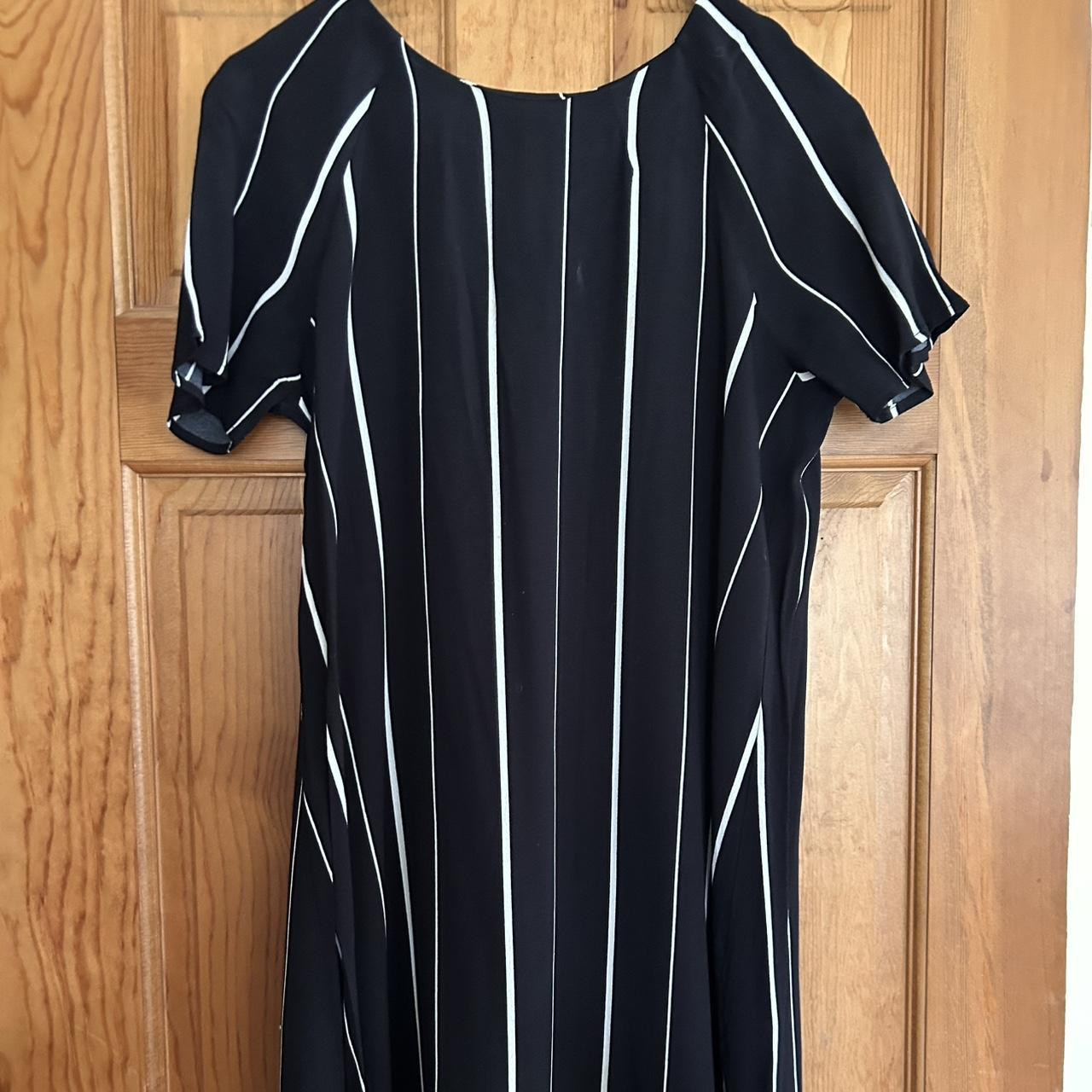 Nordstrom Women's Dress - Black/Navy | Depop US