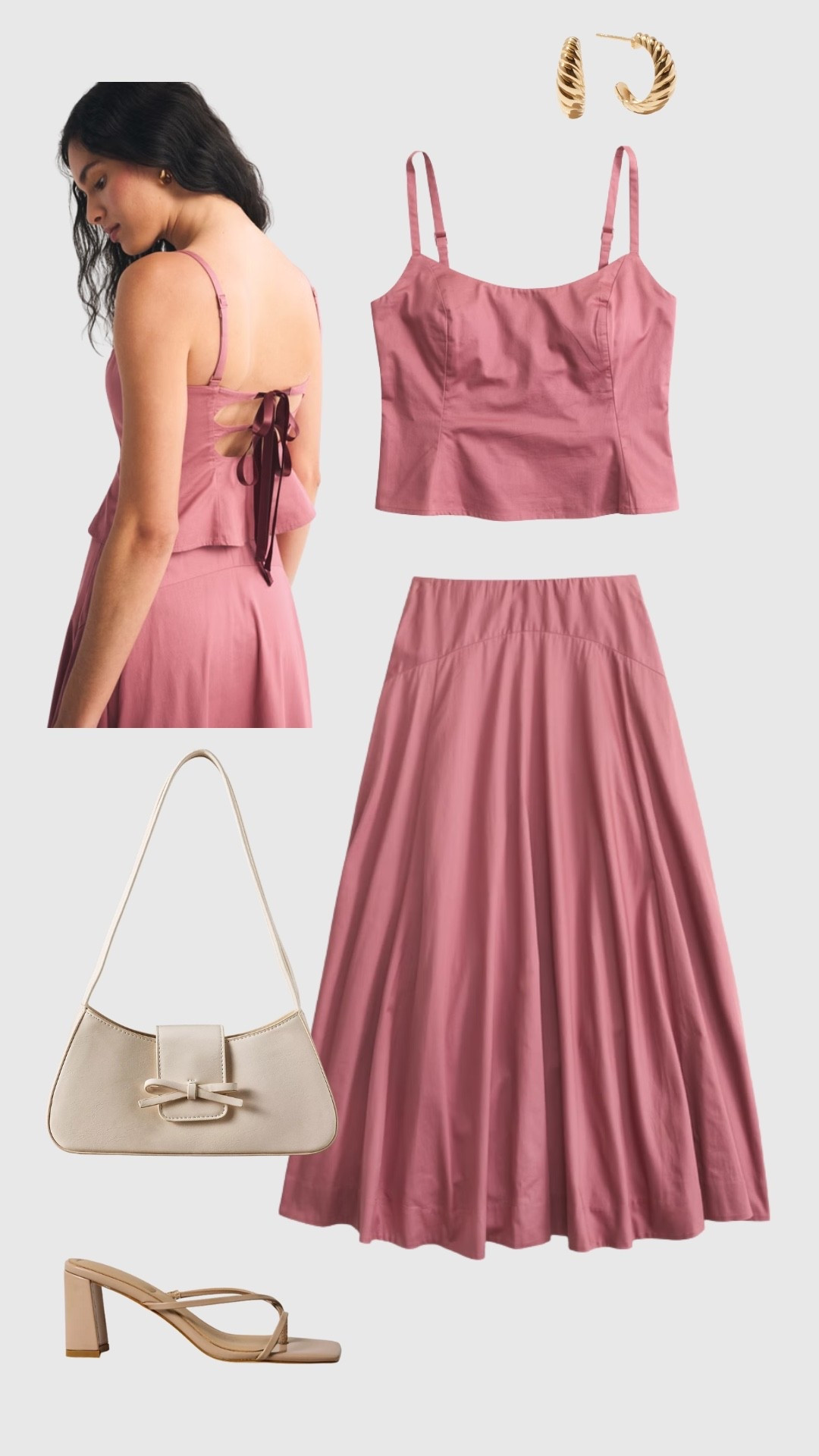 Spring ootd inspo 🌷 baby shower outfit, bridal shower outfit, spring outfit ideas from abercrombie #springootd #abercrombie #ltkfashion #ltkstyle 

#LTKootd