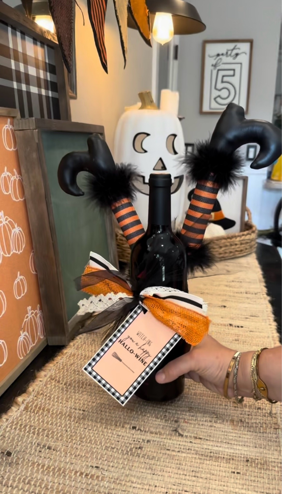 An Halloween easy DIY! Make this for a host gift, great to set on your counter for Halloween decor, gift for a costume contest prize & so much more! Join me for more Halloween ideas🖤🎃🥂

#LTKstorytime #LTKSeasonal #LTKHome