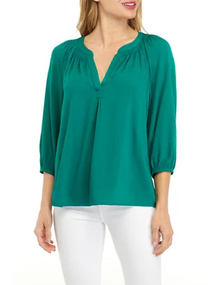 Women's 3/4 Sleeve Peasant Top | Belk